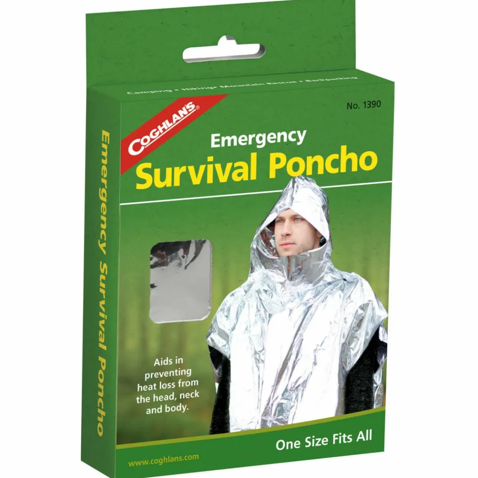 Coghlans - Survival-Poncho - Rettungsdecke