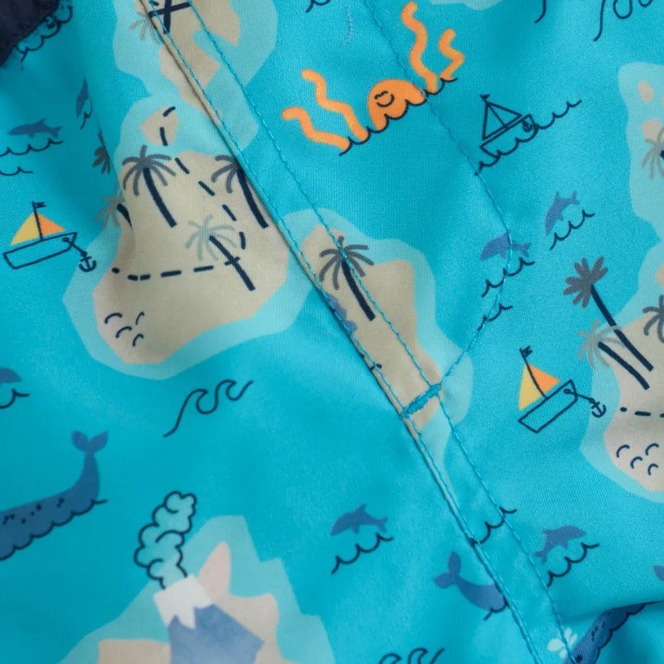 Color Kids - Baby Beachshorts with Diaper AOP - Boardshorts