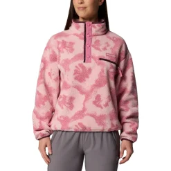 Columbia - Women's Helvetia II Printed Cropped Half Snap - Fleecepullover