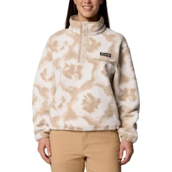 Columbia - Women's Helvetia II Printed Cropped Half Snap - Fleecepullover