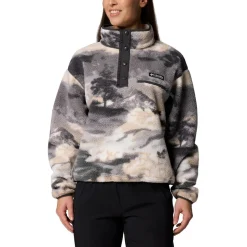 Columbia - Women's Helvetia II Printed Cropped Half Snap - Fleecepullover