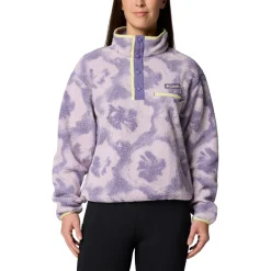 Columbia - Women's Helvetia II Printed Cropped Half Snap - Fleecepullover