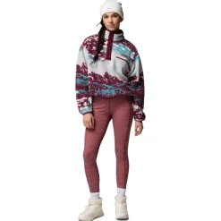 Columbia - Women's Helvetia II Printed Cropped Half Snap - Fleecepullover
