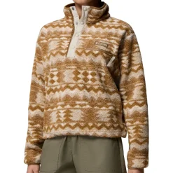 Columbia - Women's Helvetia II Printed Cropped Half Snap - Fleecepullover