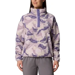 Columbia - Women's Helvetia II Printed Cropped Half Snap - Fleecepullover