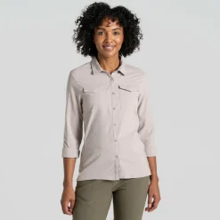 Craghoppers - Women's Nosilife Pro Langarm Bluse V - Bluse