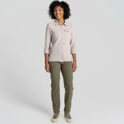 Craghoppers - Women's Nosilife Pro Langarm Bluse V - Bluse