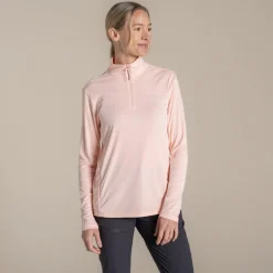 Craghoppers - Women's Nosilife Solarshield+ Half Zip Top - Longsleeve