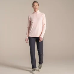 Craghoppers - Women's Nosilife Solarshield+ Half Zip Top - Longsleeve