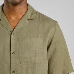DEDICATED - Shirt Marstrand Linen - Hemd