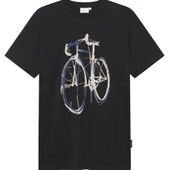 DEDICATED - T-Shirt Stockholm Blue Strokes Bike - T-Shirt