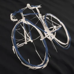 DEDICATED - T-Shirt Stockholm Blue Strokes Bike - T-Shirt