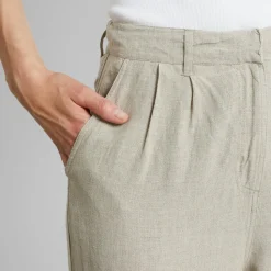 DEDICATED - Women's Pants Vickleby Linen - Freizeithose