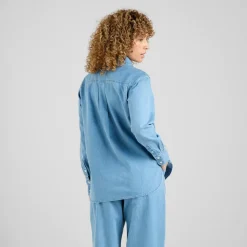 DEDICATED - Women's Shirt Hult Denim - Hemd