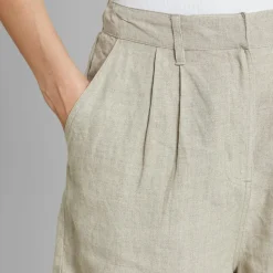 DEDICATED - Women's Shorts Djupvik Linen - Shorts