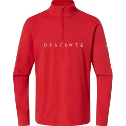 Descente - Chest Logo T-Neck - Fleecepullover