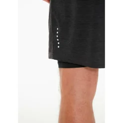 ENDURANCE - Vanclause Melange 2-In-1 Shorts - Laufshorts