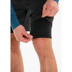 ENDURANCE - Vanclause Melange 2-In-1 Shorts - Laufshorts