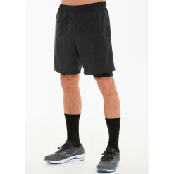ENDURANCE - Vanclause Melange 2-In-1 Shorts - Laufshorts