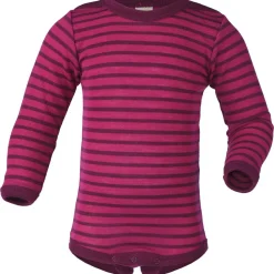 Engel - Baby Body L/S mit Druckknöpfen geringelt