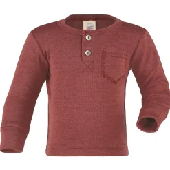 Engel - Baby Shirt mit Knopfleiste - Merinoshirt