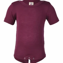 Engel - Baby-Body Kurzarm mit Druckknöpfen an den Schulter - Merinounterwäsche