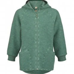 Engel - Baby-Jacke mit Kapuze und Reißverschluß - Wolljacke