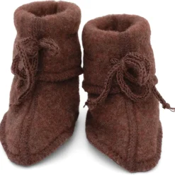 Engel - Baby-Schühchen mit Bändel - Hüttenschuhe