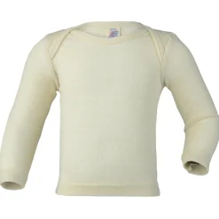 Engel - Baby-Schlupfhemd Langarm Feinripp - Merinounterwäsche