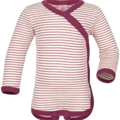 Engel - Kid's Baby-Wickelbody Langarm - Merinounterwäsche