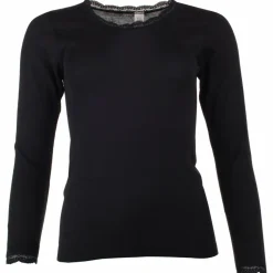 Engel - Women's Shirt L/S mit Spitze - Merinounterwäsche