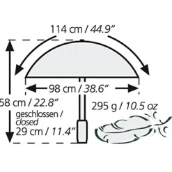 EuroSchirm - Light Trek Automatic - Regenschirm