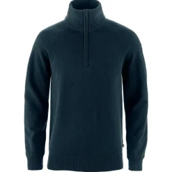 Fjällräven - Övik Lite Half Zip - Wollpullover