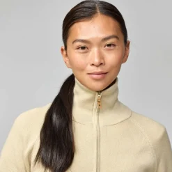Fjällräven - Women's Övik Lite Half Zip - Wollpullover