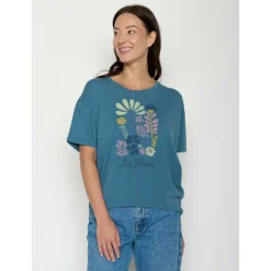 GreenBomb - Women's Les Fleurs Feel T-Shirt - T-Shirt