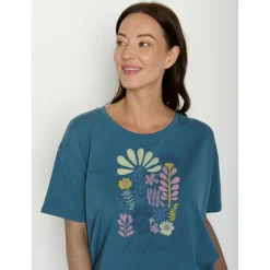 GreenBomb - Women's Les Fleurs Feel T-Shirt - T-Shirt