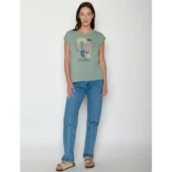 GreenBomb - Women's Les Fleurs Timid - T-Shirt