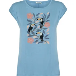 GreenBomb - Women's Tucan Flower Timid - T-Shirt