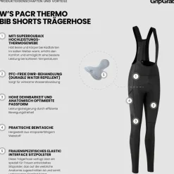 GripGrab - Women's PACR Thermal Bib Tights - Radhose