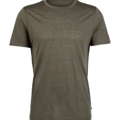 Heber Peak - MerinoMix150 PineconeHe. Logo T-Shirt - Merinoshirt