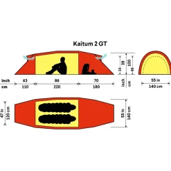 Hilleberg - Kaitum 4 GT - 4-Personen Zelt