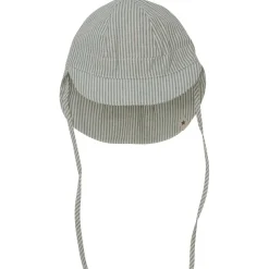 Huttelihut - Kid's Summer Hat Woven Stripe with Chin Straps - Cap