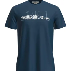 Icebreaker - Merino 150 Tech Lite S/S Tee The Peaks - Merinoshirt