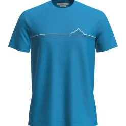 Icebreaker - Merino 150 Tech Lite S/S Tee Range Stripes - Merinoshirt
