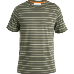 Icebreaker - Wave S/S Tee Stripe - Merinoshirt