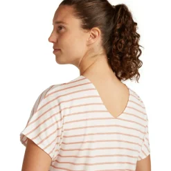 Icebreaker - Women's Drayden Reversible S/S Top Stripe - Merinoshirt