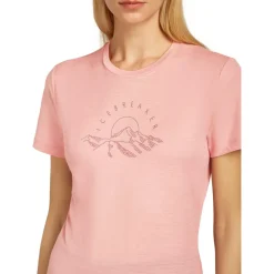 Icebreaker - Women's Merino 150 Tech Lite S/S Sunrise Summit - Merinoshirt