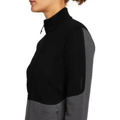 Icebreaker - Women's Merino 400 RealFleece Descender L/S Zip - Merinojacke