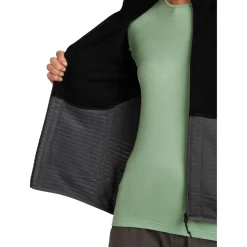 Icebreaker - Women's Merino 400 RealFleece Descender L/S Zip - Merinojacke