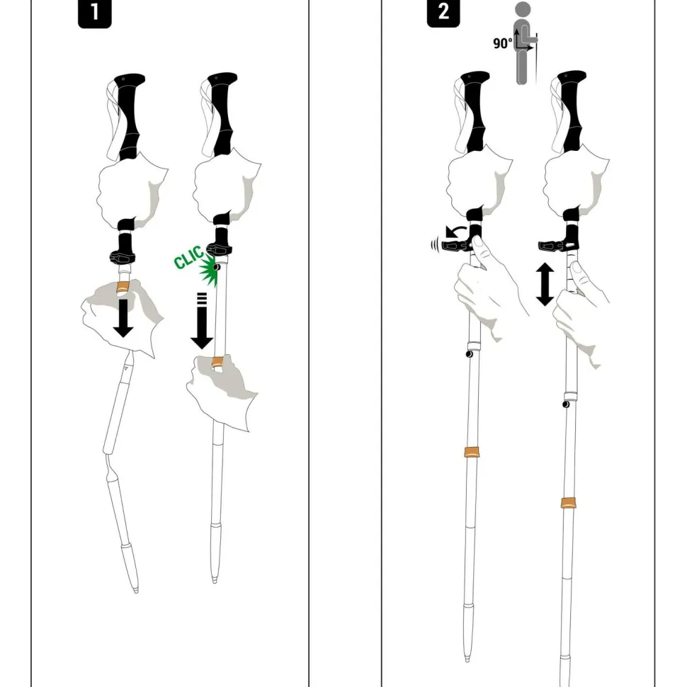 KIPRUN - Trail Running Poles - Trailrunning Stöcke